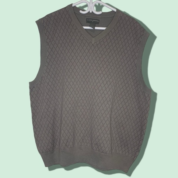 Vintage Saddlebred 100% Cotton Vest, Size XL - Picture 4 of 4